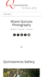 Mobile Screenshot of miamiquincesphotography.com