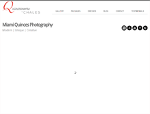 Tablet Screenshot of miamiquincesphotography.com